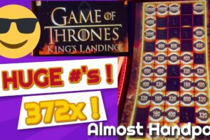 MASSIVE BALL NUMBERS + REACHED THE TOP! Almost Handpay - 372x HUGE WIN - Game of Thrones - #shorts