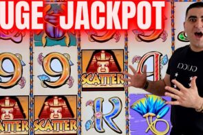 OMG HUGE JACKPOT On High boundary Cleopatra Slot - Las Vegas Slots HUGE WINS