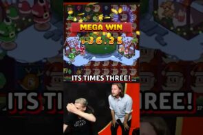 Our BIGGEST WIN on santa's stack slot!!! - Blast from the past times