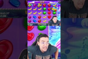 sweetness Bonanza large Win! ? #shorts #gambling #fun #casino bonus #slots #reaction #plinko
