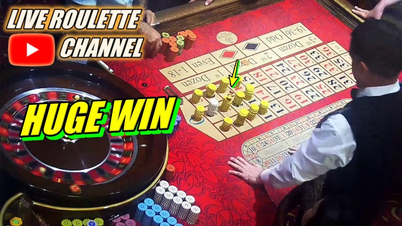 ? LIVE ROULETTE | ? HUGE WIN inward Las Vegas