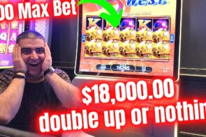 $18,000 Double upwards Or aught ? - Las Vegas Slot Machine JACKPOTS