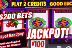 5 TIMES PAY SLOT MACHINE large WIN JACKPOT ON THIS CLASSIC SLOT MACHINE