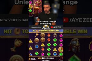 AYEZEE large WIN ON FORGE OF OLYMPUS!! #shorts