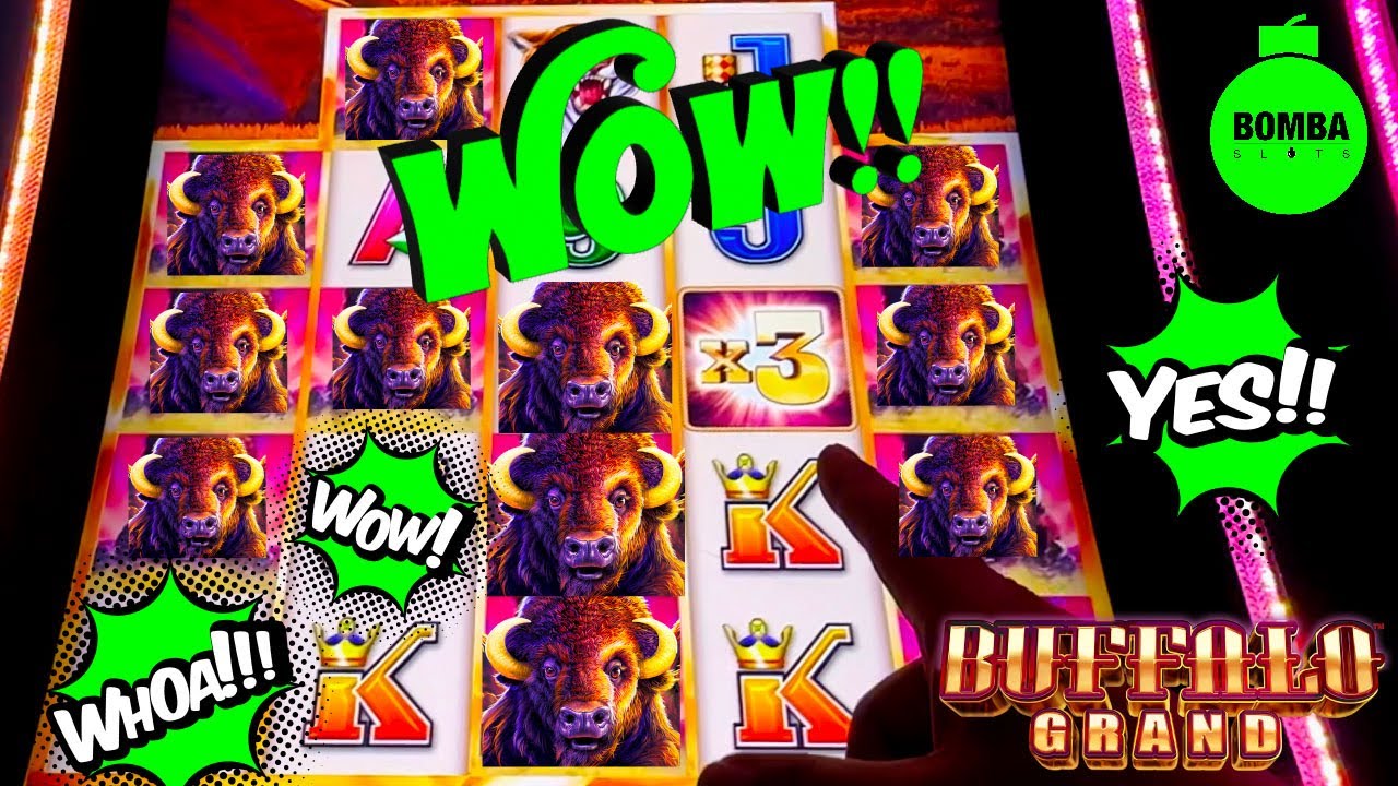 BUFFALO GRAND JACKPOT!!!!! #LasVegas #casino bonus #SlotMachine