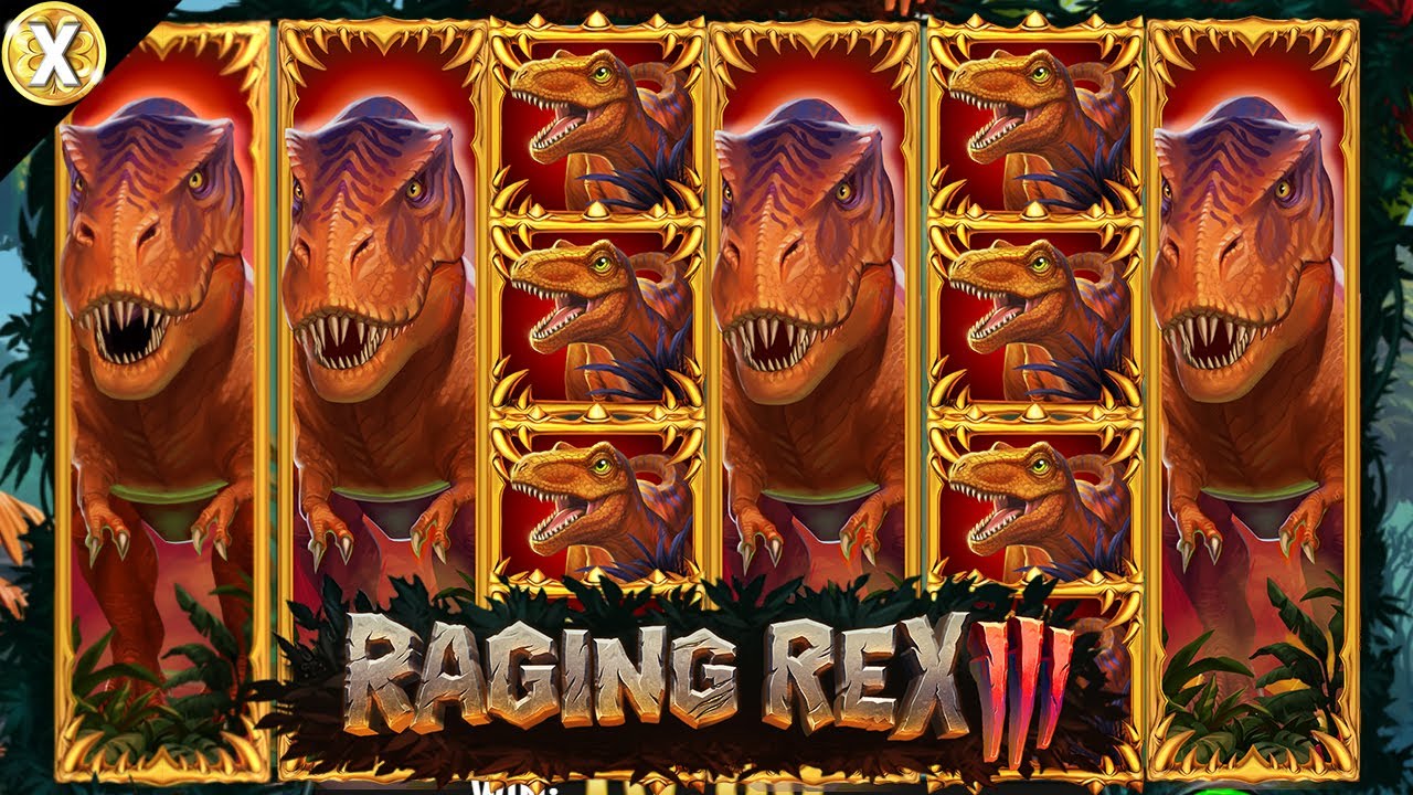 EPIC large WIN novel Online Slot ? Raging Rex 3