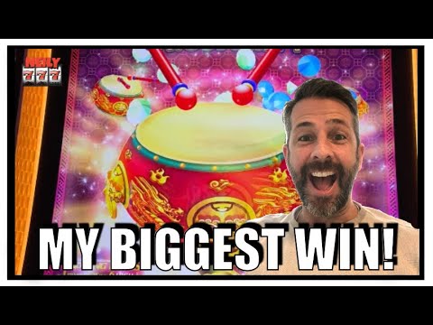 HUGE! My BIGGEST WIN EVER on DANCING DRUMS PROSPERITY!