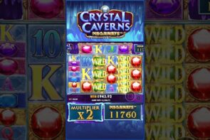 Huge Win on Crystal Caverns Slot