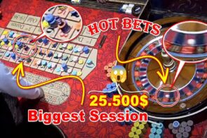 ?LIVE ROULETTE casino bonus |?HUGE WIN ( $25.500 ): GREAT Mon ?Biggest Session ?inwards LAS VEGAS ✅EXCLUSIVE