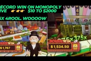 Monopoly live | massive win 15x4roll | This is my 3rd biggest win on this game | Subscribe # ✅✅✅