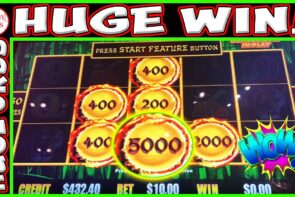 OMG HUGE WIN! seem At The Size Of Those Orbs Panda Magic Dragon Link Slot Machine