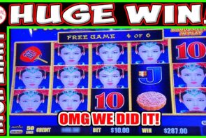OMG WE DID IT! HUGE WIN ON HIGH bound AUTUMN satelite DRAGON LINK SLOT MACHINE