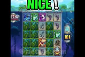 RAZOR RETURNS SLOT ?? MEGA MULTIPLIER large WIN #betzus  #casino bonus #shortvideo #gambling #crypto #slots