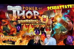 ?SCHIATTATE‼️?? RAPTOR? & powerfulness OF THOR MEGAWAYS⚡? IMPERDIBILE‼️⚡ SLOT ONLINE?  large WIN?
