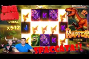 SPACCATA a BET MAX ? RAPTOR DOUBLEMAX - EXESLOT SLOT ONLINE large WIN