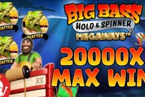? large BASS take hold & SPINNER MEGAWAYS ? first of all EVER 20,000X MAX WIN!
