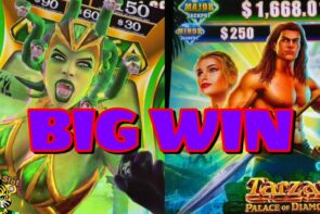 ★I WON A large WIN ON 2 NEWER SLOTS inwards VEGAS !★MEDUSA VIPER'S want / TARZAN PALACE OF DIAMONDS ☆栗