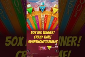 50X large Win On Crazy Time #casino bonus #shorts #crazytime