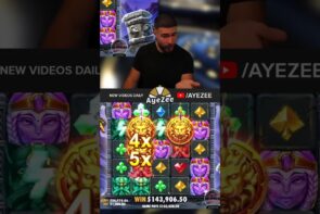 AYEZEE large WIN ON GATES OF VALHALLA!! #shorts