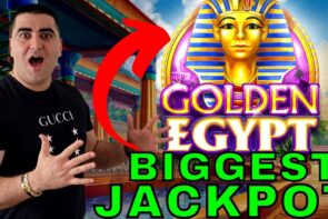 BIGGEST JACKPOT EVER For Golden Arab Republic of Egypt Grand Slot Machine
