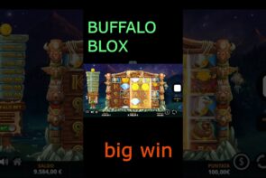 ? Buffalo Blox ? - large Win on Slots! ?#shorts  #slots #casino bonus #bigwins #slotmaxwin197