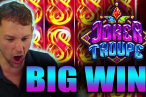 ?CASINODADDY'S large WIN ON JOKER TROUPE (force Gaming) SLOT?