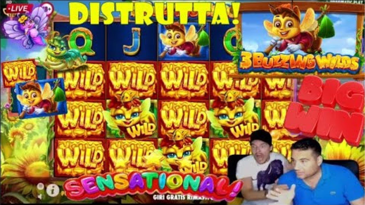 ?DISTRUTTA‼️???3 BUZZING WILDS??⚡ SLOT ONLINE? large WIN? EXESLOT