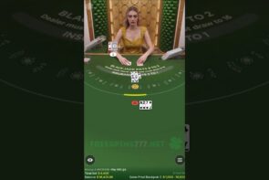 EPIC large WIN DOUBLE downwardly AT THE BLACKJACK LIVE tabular array!