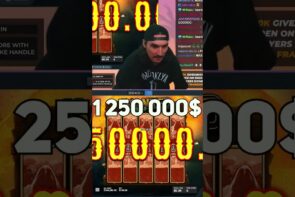 FRANK DIMES GOT MAX WIN 1.25 ane K K ON WANTED DEAD OR WILD SLOT!  #shorts #bigwin #casino bonus #gambling