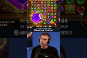 GEMS BONANZA large WIN  #gambling #money #bigwin #casino bonus #slots #1000x