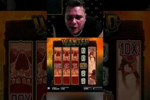 Huge Win DUEL Bonus Wanted Dead Or a Wild??#shorts #casino bonus #slots #gambling #bigwin #highlights