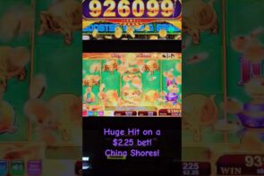 Huge hitting on mainland China Shores! $2.25 bet! #gambling #casino bonus #money #vegas #mgm #winning @CowboySlots