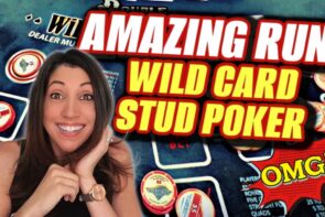 INCREDIBLE! ? large WIN on Wild Card Stud Poker #poker #stud #winner