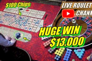 ? LIVE ROULETTE | ? HUGE WIN ?13.000 inward Vegas casino bonus ? $100 Chips Bets lite Session ✅ 2023-10-10