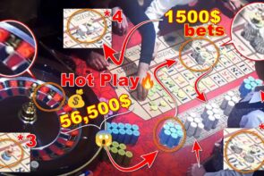 ?Live roulette | ?EXCLUSIVELY ON at Las Vegas casino bonus ?HUGE WIN ?$56,500 / $1500 BETS ?2023-10-27