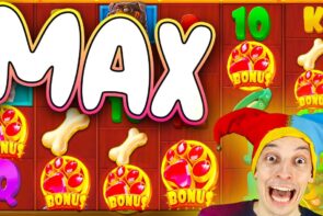 MAX 6 SCATTERS domestic dog House Megaways MEGA large WIN?