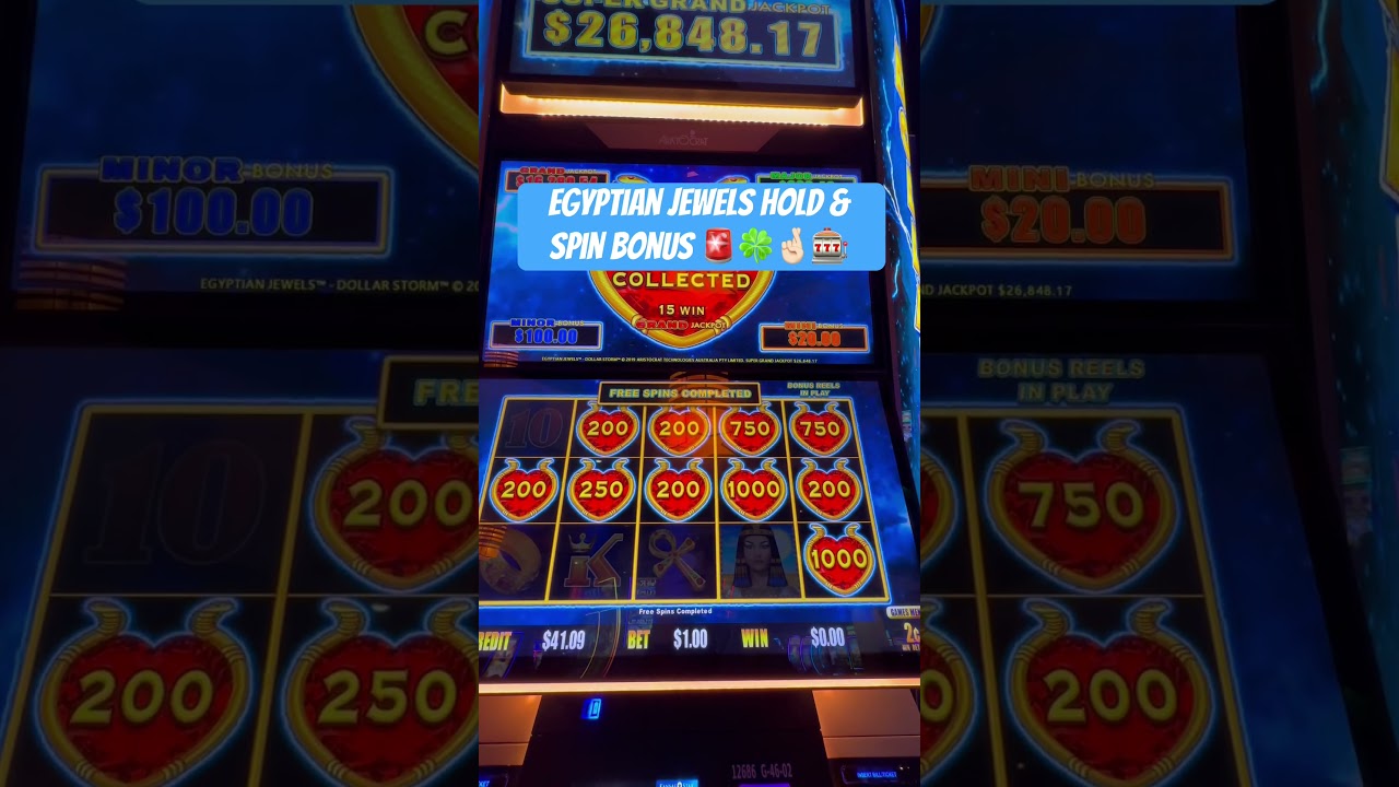 depression bet large Win on Egyptian Jewels Slot machine #bubbaspicks316