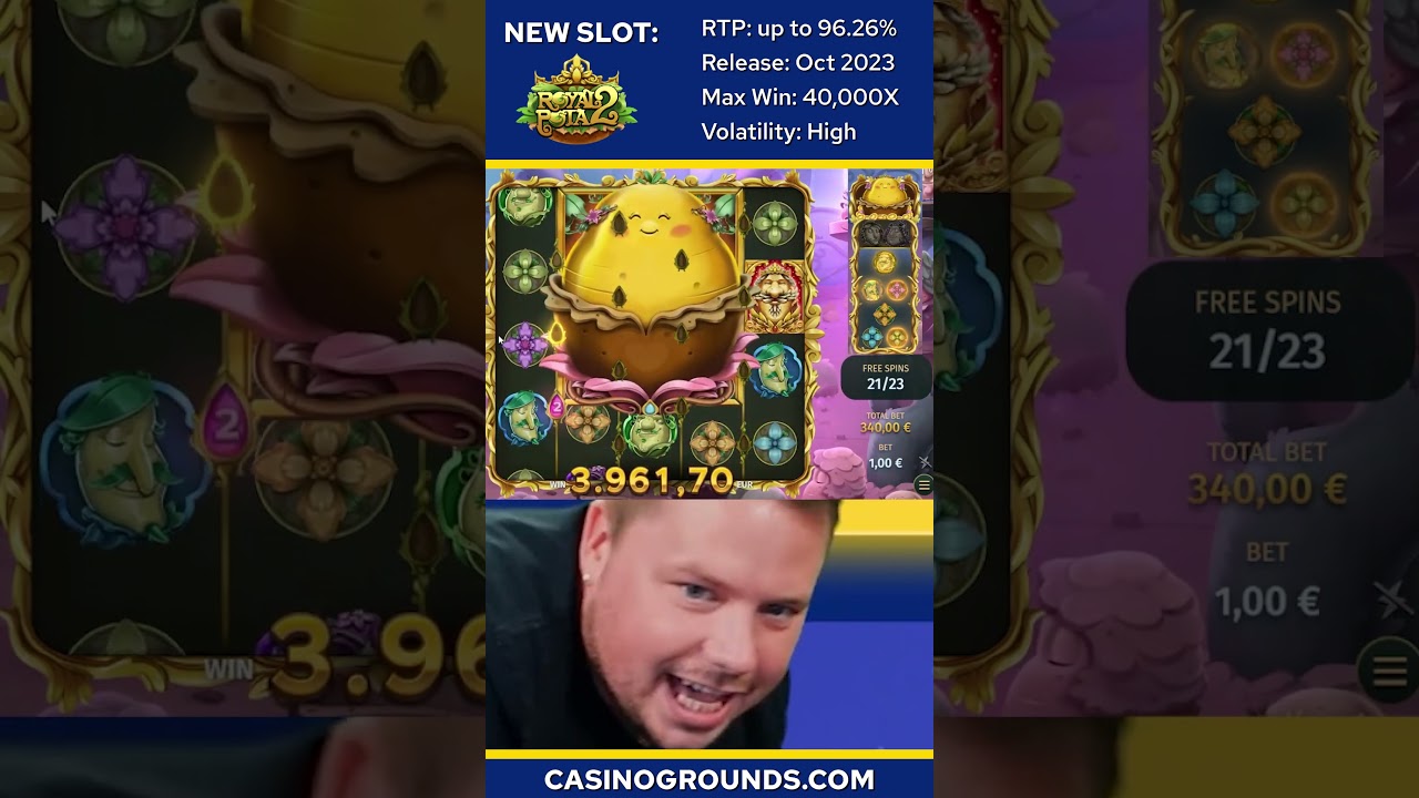 large Win on novel Slot: Royal Irish Gaelic patato 2