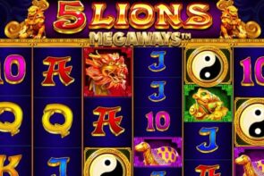 large win on 5 LIONS MEGAWAYS #akslotvideos #bigwin #casino bonus #onlineslots #mcluck