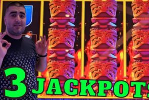 3 JACKPOTS On Same Slot Machine inward Las Vegas casino bonus