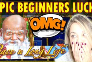 ?? CRAZY 1st TIME large WINS ON DRAGON LINK SLOTS TODAY! Peace & Long Life Slot Machine Gambling Vegas