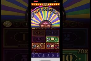 Dream Catcher large Win 7X Multiplier Spin! Online casino bonus Games #shorts #youtubeshorts