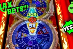 HOW MANY $27 MAX BET BONUSES WAS THAT?! #LasVegas #casino bonus #SlotMachine