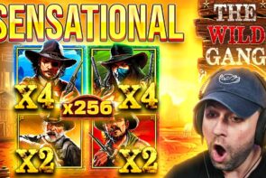 IS THIS MAX WIN??! - MY BIGGEST WIN on *novel* THE WILD GANG SLOT!! - SENSATIONAL!! (Bonus Buys)