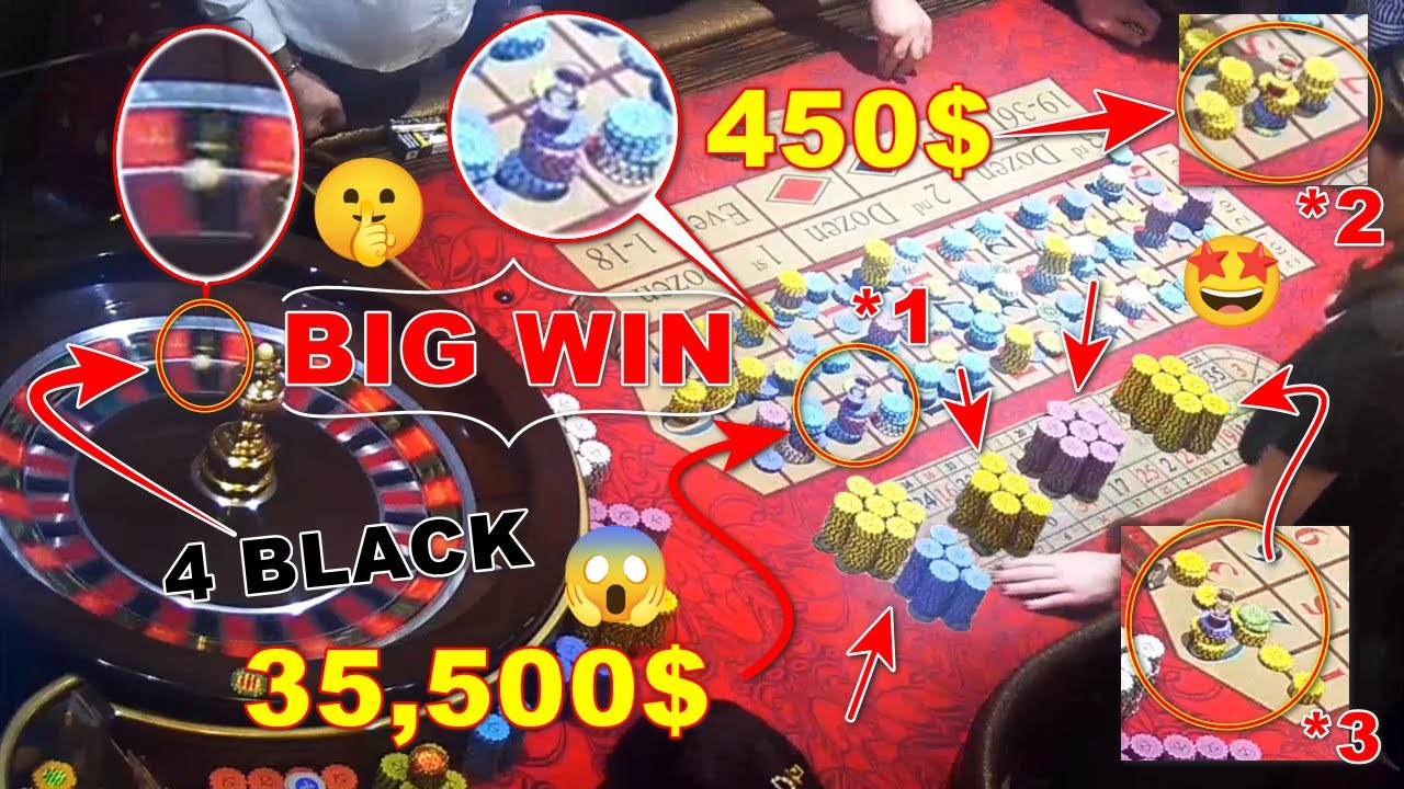 ?Live roulette |?large Win inward casino bonus?35,500$/$450 at Las Vegas?Hot