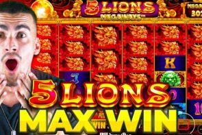 MAX WIN on the ‘5 Lions Megaways’ slot leads to an EPIC REACTION!!! ? ?