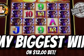 MY BIGGEST WIN EVER on $12.00 bet on Buffalo atomic number 79