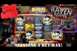 ?large WIN A BET MAX RAVEN RISING‼️???  SLOT ONLINE?  large WIN?