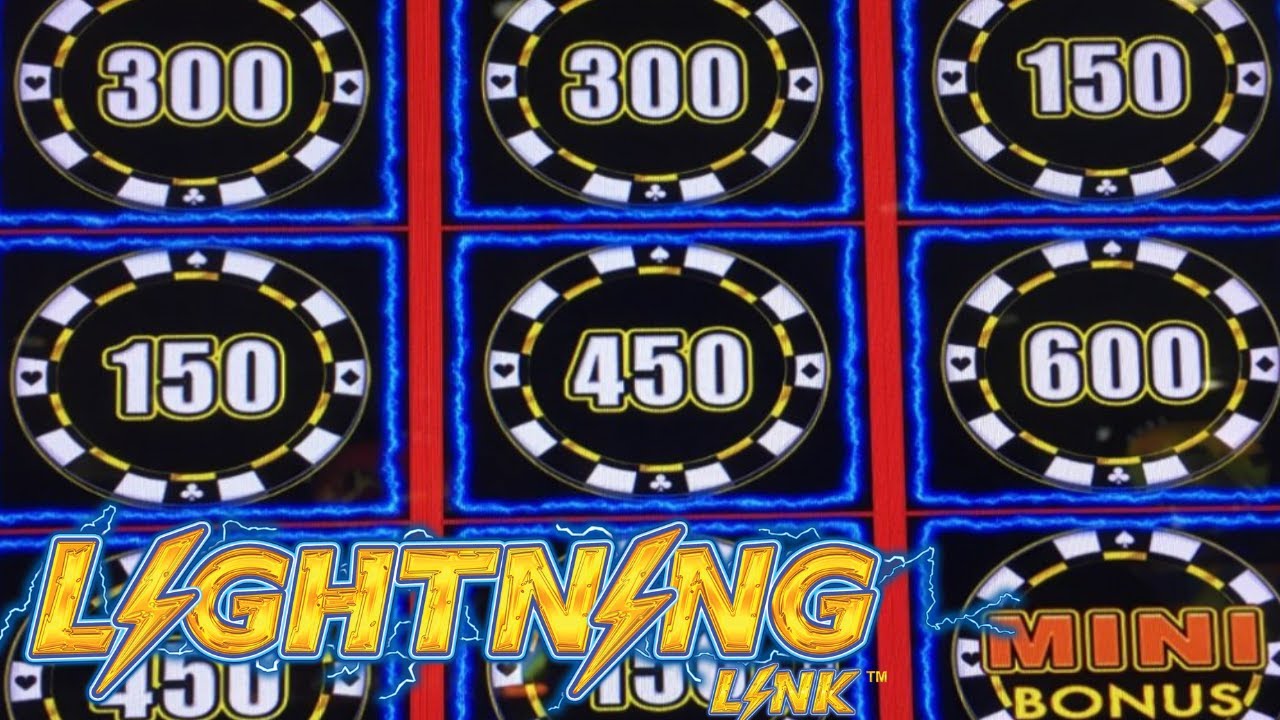 large WIN On High bound Lightning Link Slot Machine