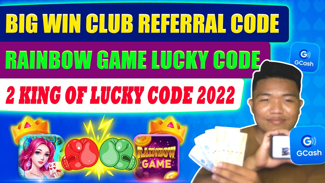 large WIN lodge REFERRAL CODE IS EQUAL TO RAINBOW GAME